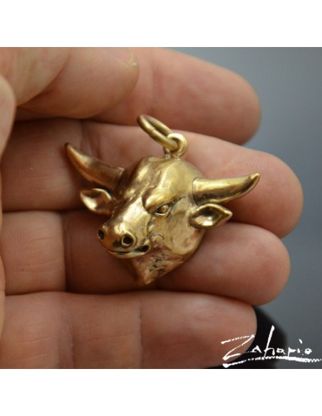 Pendant Bull's Head Bronze