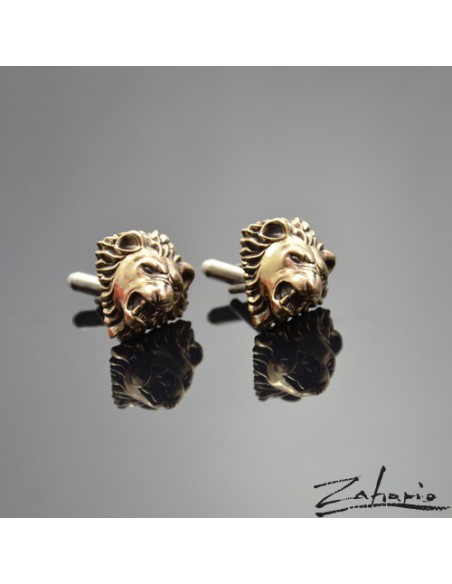 Cufflinks Lions Bronze