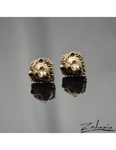 Cufflinks Lions Bronze
