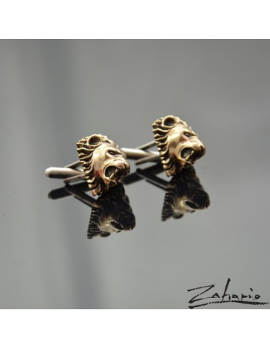 Cufflinks Lions Bronze