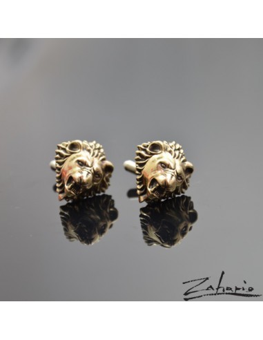 Cufflinks Lions Bronze