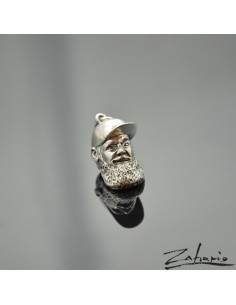 Pendant Bearded Thug Silver