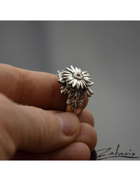 Pierścień Oset Górski Srebro