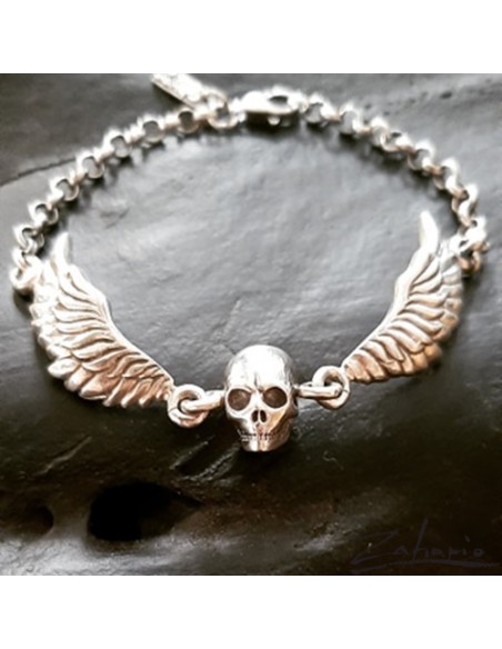 Bracelet made of silver “On the Wings of Perdition”