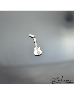 Pendant Silver Guitar 2