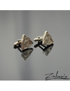 Spinki Węzeł Celtycki Srebro