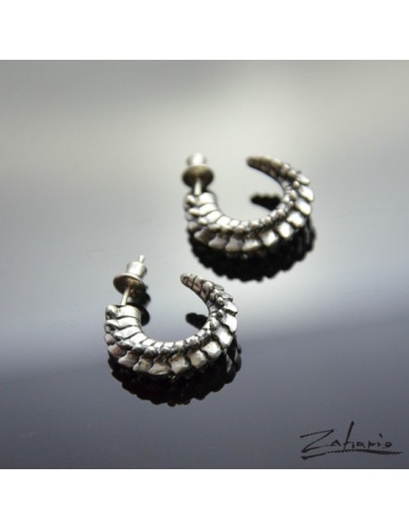 Earrings Spine Silver