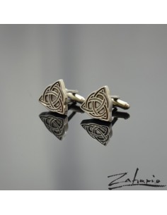 Spinki Węzeł Celtycki Srebro 2