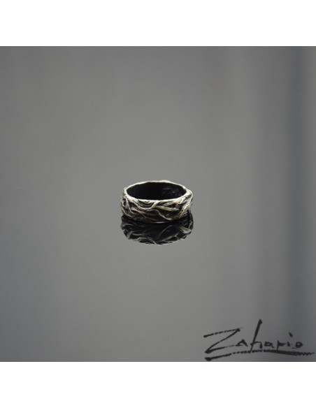 Pierścień Korzenie Srebro