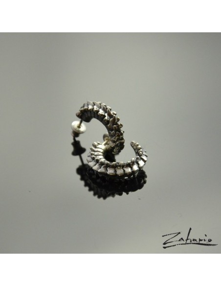 Earrings Spine Silver