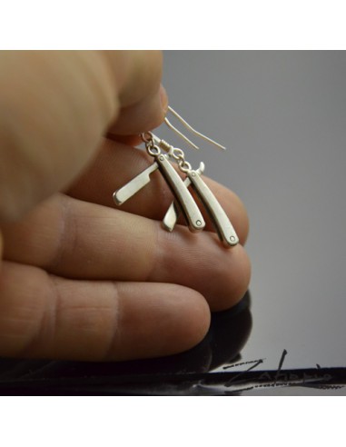 Kolczyki Brzytwa Srebro