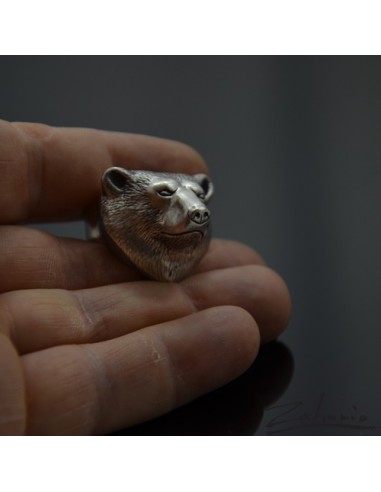 Pierścień Niedźwiedź Srebro