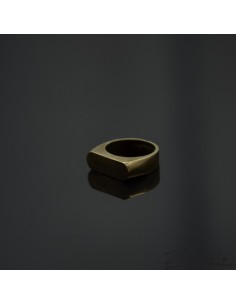 Ring Geometric Bronze 2
