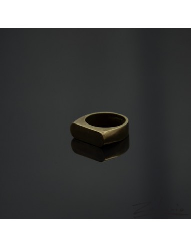 Ring Geometric Bronze