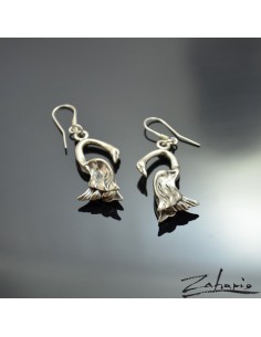 Kolczyki Łabędzie Srebro