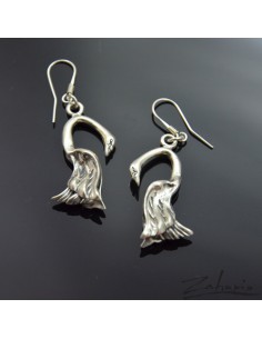 Kolczyki Łabędzie Srebro 2