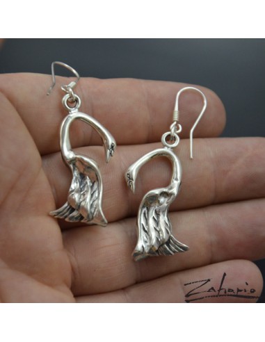 Kolczyki Łabędzie Srebro