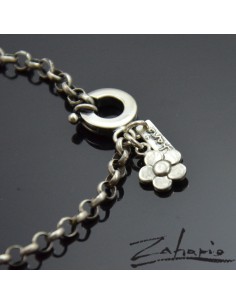 Zahario Bracelet with silver flower 2