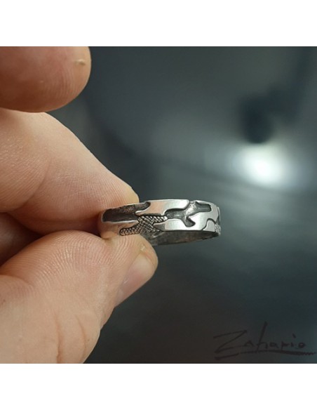 Ring Camo Silver