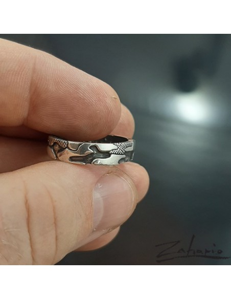 Ring Camo Silver