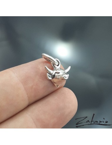 Pendant Bull Small Silver