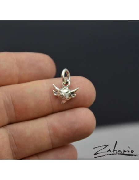 Pendant Bull Small Silver