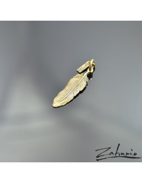 Pendant Feather Bronze