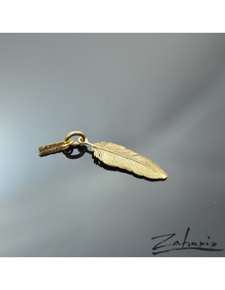Pendant Feather Bronze