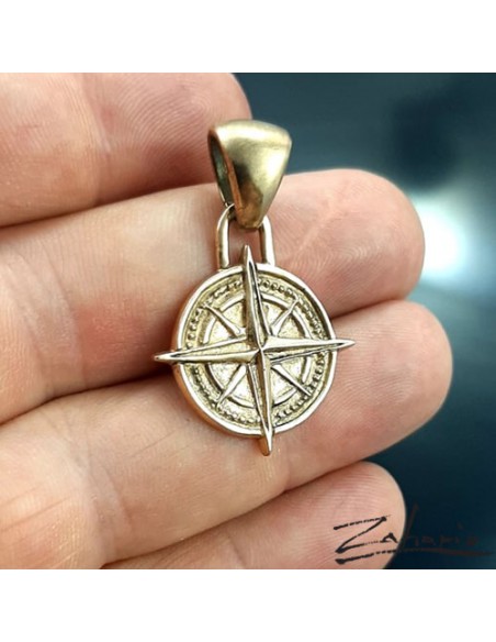 Pendant Wind Rose Bronze