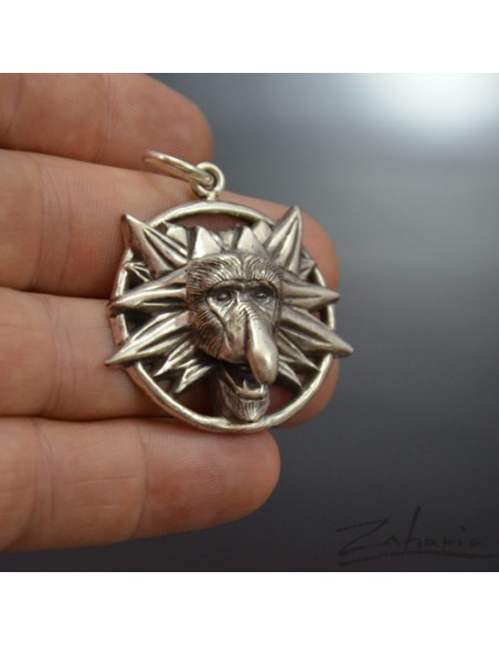 Pendant Sundaian Villager Silver