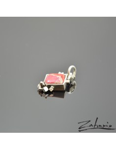 Pendant Pink Jasper Silver