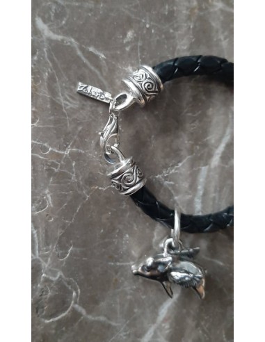 Bransoletka Latająca Świnka Srebro