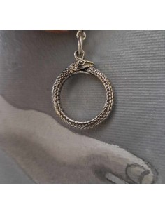 Pendant Snake Ouroboros Silver