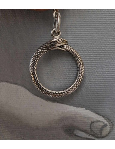 Pendant Snake Ouroboros Silver