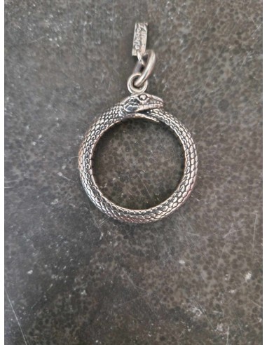 Pendant Snake Ouroboros Silver