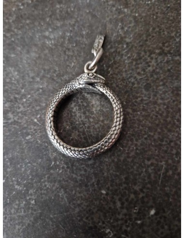 Pendant Snake Ouroboros Silver