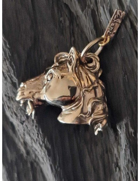 Zahario Pendant Horse "Cosmic Crystal" Bronze