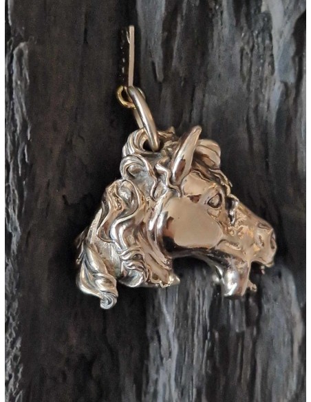 Zahario Pendant Horse "Cosmic Crystal" Bronze