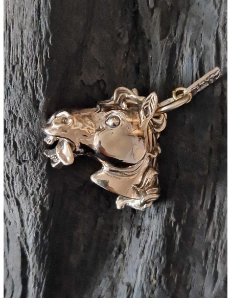 Zahario Pendant Horse "Cosmic Crystal" Bronze