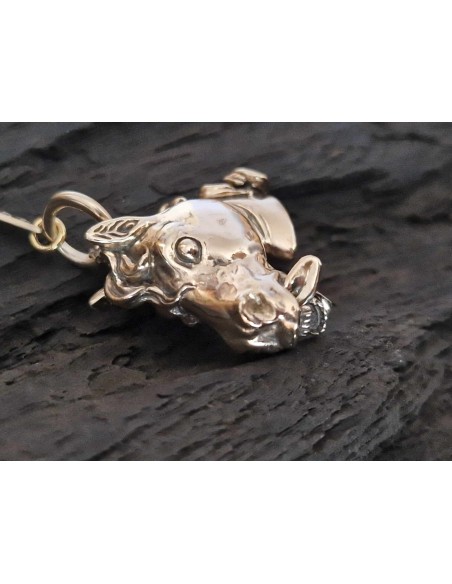 Zahario Pendant Horse "Cosmic Crystal" Bronze