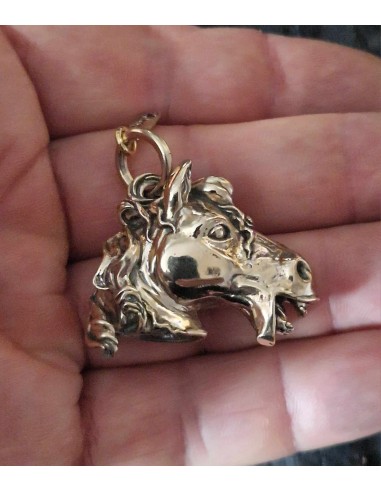 Zahario Pendant Horse "Cosmic Crystal" Bronze