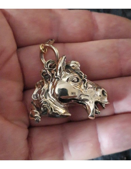 Zahario Pendant Horse "Cosmic Crystal" Bronze