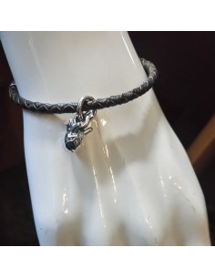 Bracelet with small anatomical heart Silver 2