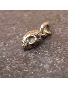 Zahario Cat Skull Pendant Bronze