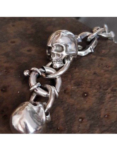 Mirror reflection of fate Zahario silver bracelet