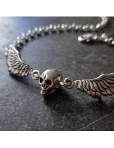 Bransoletka ze srebra "Na Skrzydłach Zatracenia" 2
