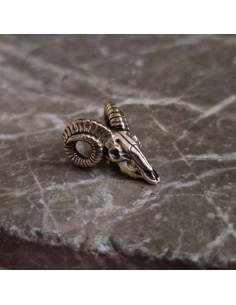 Wisiorek Czaszka Kozła Brąz 2