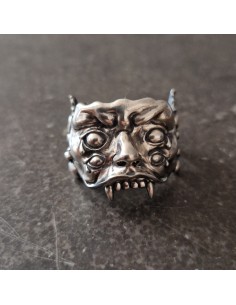 Pierścień srebrny "Krąg Nosferatu"