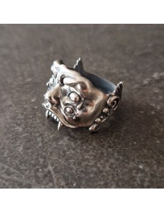 Pierścień srebrny "Krąg Nosferatu" 2