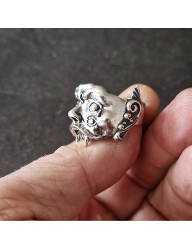 Pierścień srebrny "Krąg Nosferatu"